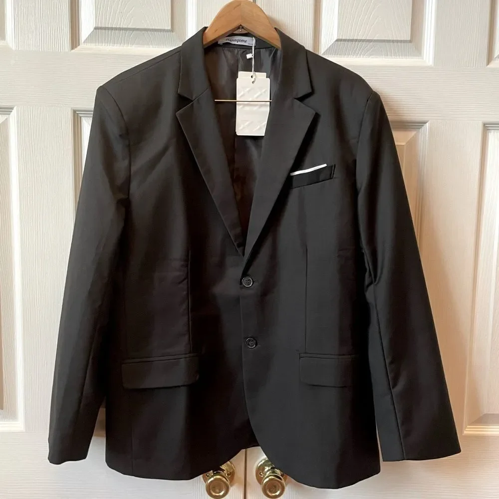 Classic Black Men's Blazer Size 44 NWT